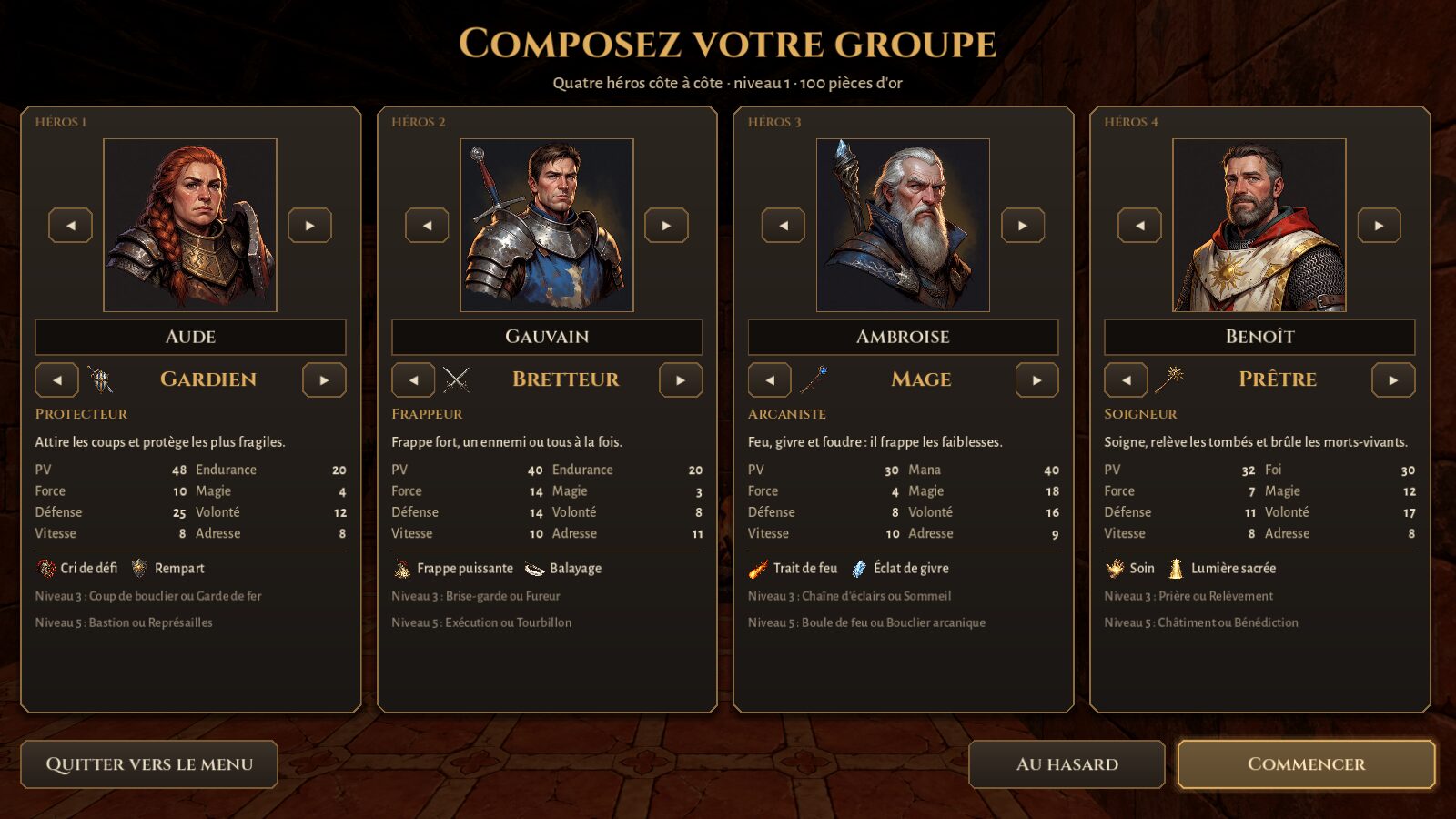 Composer son groupe
